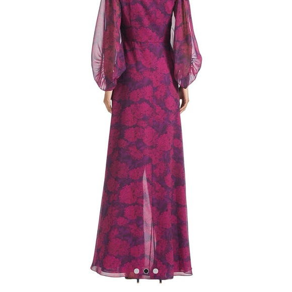 Sachin + Babi Magenta Floral Maxi Dress - Picture 2 of 7
